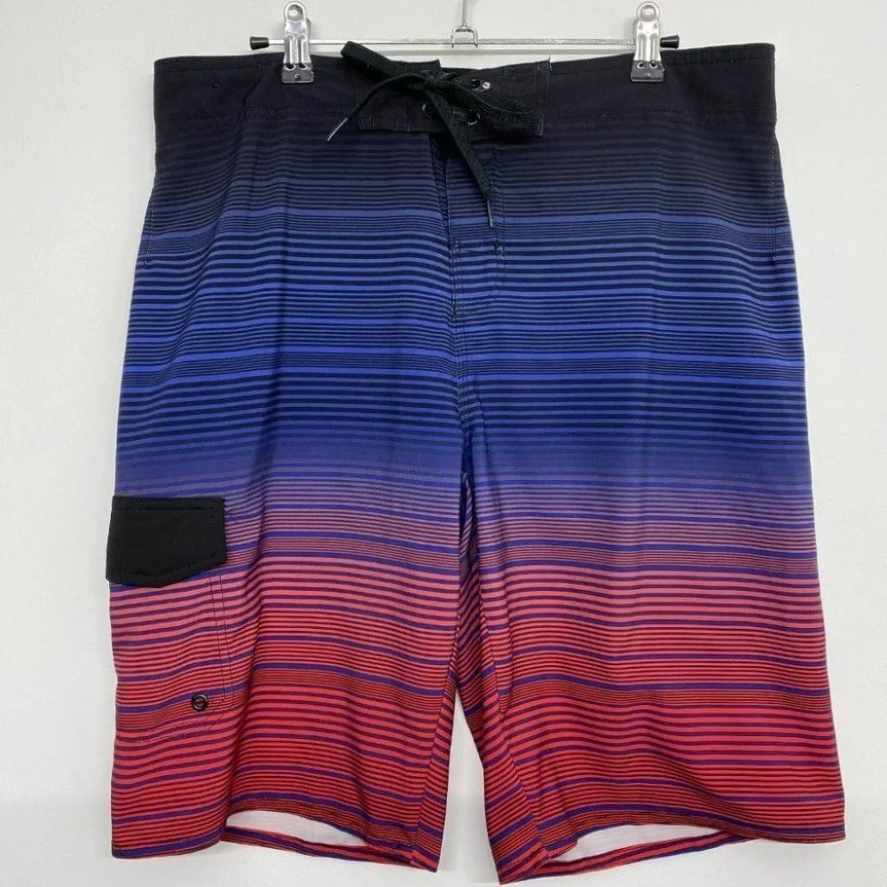Hang Ten Swim Trunks Board Shorts‎ Ombre Men’s 32